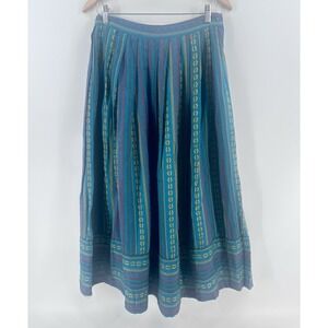 VTG Gypsy Skirt Tribal Boho Ethnic Festival Gypsy Hippie M Woven Rayon S1006